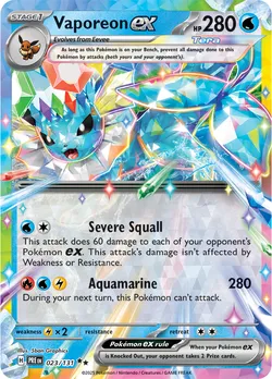 Vaporeon ex