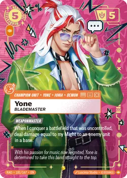 Yone, Blademaster