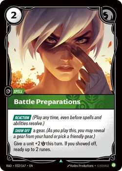 Battle Preparations