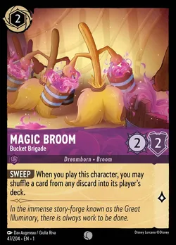 Magic Broom - Bucket Brigade