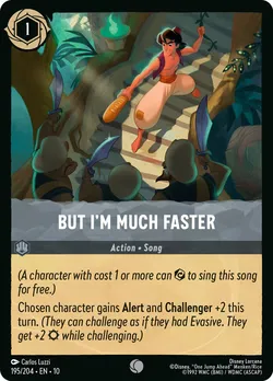 But I'm Much Faster