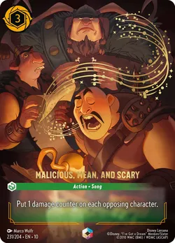Malicious, Mean, and Scary