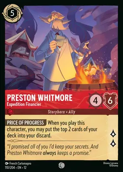Preston Whitmore - Expedition Financier