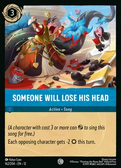 Someone Will Lose His Head