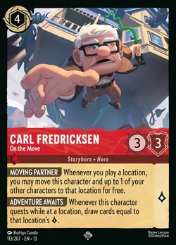 Carl Fredricksen - On the Move