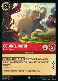 Colonel Hathi - On the March
