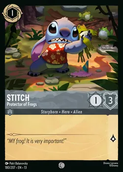 Stitch - Protector of Frogs