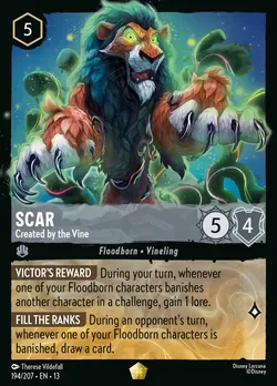 Scar - Created by the Vine