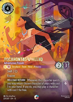 Pocahontas & Meeko - Adventurous Friends
