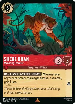 Shere Khan - Menacing Predator