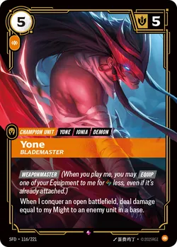 Yone, Blademaster