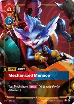 Rumble, Mechanized Menace