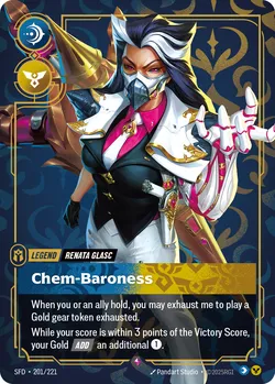 Renata Glasc, Chem-Baroness