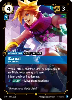 Ezreal, Dashing