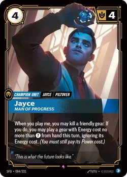 Jayce, Man of Progress