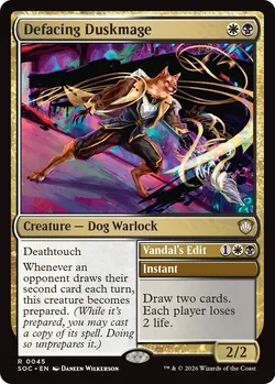 Defacing Duskmage // Vandal's Edit