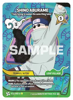 Shino Aburame - "I hate having to explain the same thing twice."