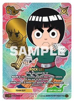 Rock Lee - "Okay, you asked for it!"