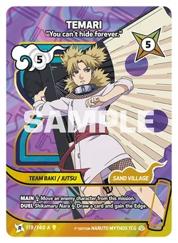 Temari - "You can't hide forever."