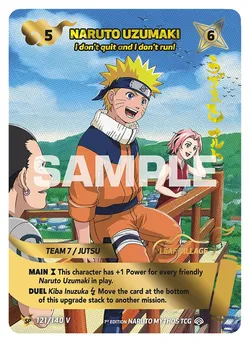 Naruto Uzumaki - "I don't quit and I don't run!"