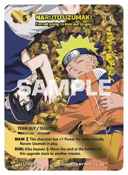 Naruto Uzumaki - "I'm not going to lose out to you"