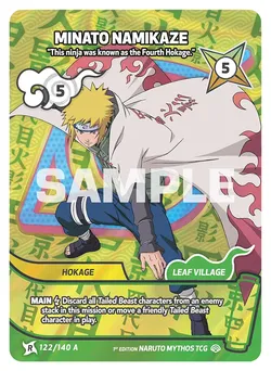 Minato Namikaze - "This ninja was known as the Fourth Hokage."