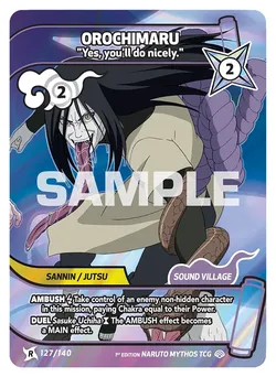 Orochimaru - "Yes, you'll do nicely."