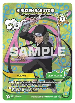 Hiruzen Sarutobi - "You were meant to guide them, not toy with them!"