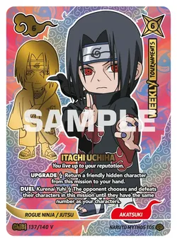 Itachi Uchiha - "You live up to your reputation."