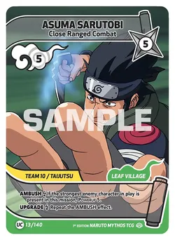 Asuma Sarutobi - Close Ranged Combat