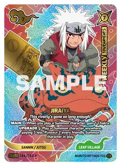 Jiraiya - "This rivalry's gone on long enough."