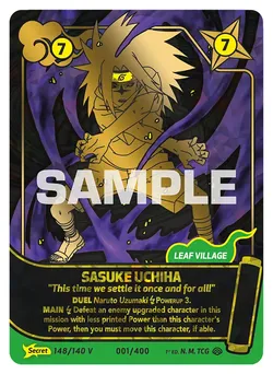 Sasuke Uchiha - "This time we settle it one and for all!"