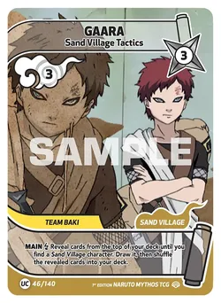 Gaara - Sand Village Tactics