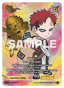Gaara - "You sad little pawn."