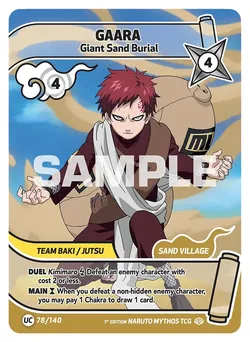 Gaara - Giant Sand Burial
