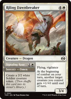 Riling Dawnbreaker // Signaling Roar