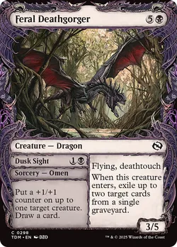 Feral Deathgorger // Dusk Sight