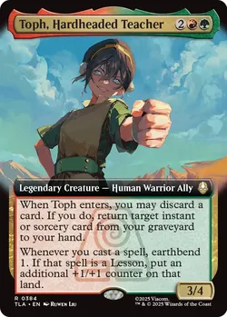 Toph, Hardheaded Teacher