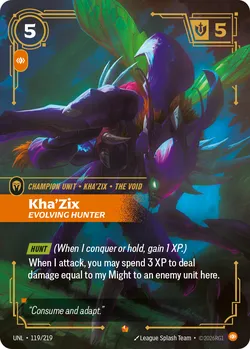 Kha'Zix, Evolving Hunter