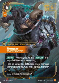 Rengar, Trophy Hunter