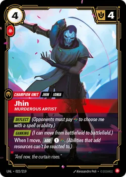 Jhin, Murderous Artist