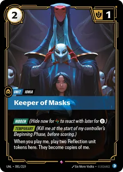 Keeper of Masks