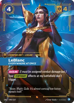 LeBlanc, Everywhere at Once