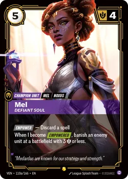 Mel, Defiant Soul