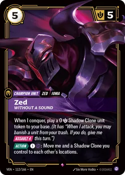 Zed, Without a Sound