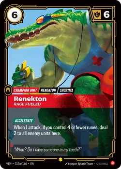 Renekton, Rage Fueled