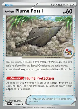 Antique Plume Fossil