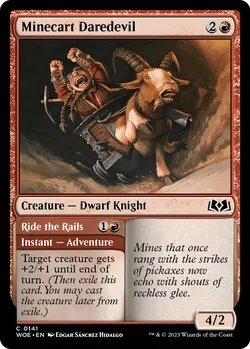 Minecart Daredevil // Ride the Rails